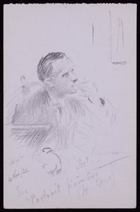 Portræt af Harold Speed af Francis Wilfred Lawson