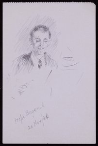 Portræt af Hope Bagenal af Francis Wilfred Lawson