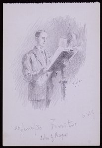 Portræt af John G Rogers af Francis Wilfred Lawson