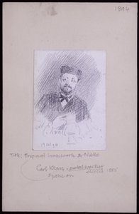 Portræt af Karl Krall af Francis Wilfred Lawson