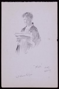 Portræt af frøken Eleanor Hellyer af Francis Wilfred Lawson