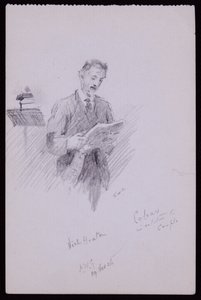 Portræt af Noel Heaton af Francis Wilfred Lawson