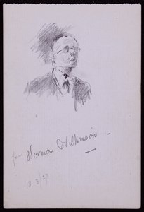 Portræt af Norman Wilkinson af Francis Wilfred Lawson