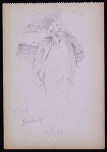 Portræt af Percival Gaskell af Francis Wilfred Lawson