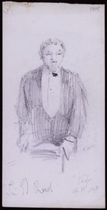 Portræt af Sir Edward Reid af Francis Wilfred Lawson