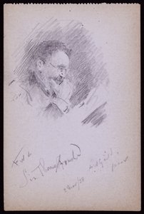 Portræt af Sir Thomas Arnold af Francis Wilfred Lawson