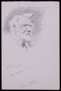 Portræt af WL Wyllie af Francis Wilfred Lawson