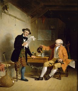 Commodore Trunnion og Jack Hatchway, ca. 1839 (olie på lærred)