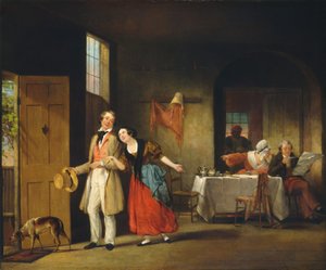 Den blufærdige fætter, ca. 1841-1842.