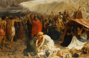 Flygtninge fra Pompeji, 79 e.Kr., 1873