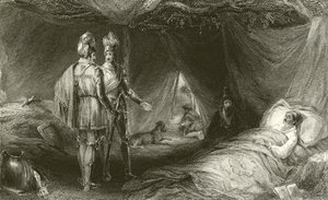 Røverens dødsleje af Francis William Topham