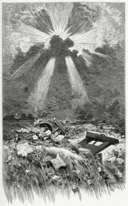La Débacle - illustration fra Napoléon le Petit, 19. århundrede (sw-stik) af Francis and Scott, Henry Fowke