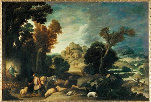 Le buisson ardent - Moses og den brændende busk ...
