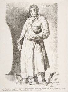 Aesop Aesopus, fra Raderinger efter Velazquez, 1778. af Francisco de Goya