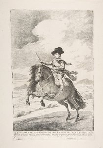 Balthasar Carlos, Prins af Spanien og søn af Philip IV D. Baltasar Carlos Principe de Esp..., 1778. af Francisco de Goya