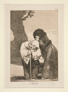 Chiton (tys), pl. 28 fra serien Los caprichos af Francisco de Goya