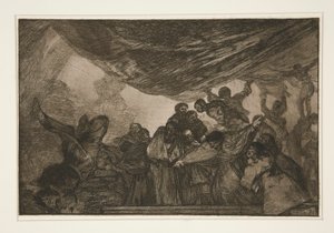 Disparate claro (Klar dårskab), pl. 15 fra serien Los proverbios af Francisco de Goya