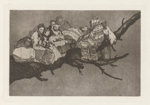Latterligt vrøvl af Francisco de Goya