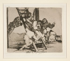 Svært er skridtet! (Vare af Francisco de Goya