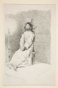 Den garroterede mand af Francisco de Goya