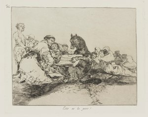 Det her er det værste! (Det er det værste!), pl. 74 fra serien The Disasters of War af Francisco de Goya
