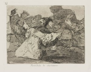 Charlatan show business. (Charlataner af Francisco de Goya