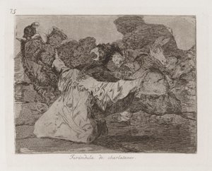 Charlatans show business af Francisco de Goya