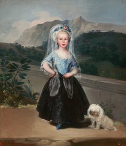 María Teresa de Borbón y Vallabriga, senere grevinde af Chinchón, 1783. af Francisco de Goya
