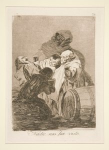 Ingen har set os (Ingen har set os), pl. 79 fra serien The whims af Francisco de Goya