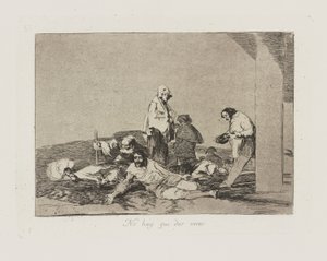 Du behøver ikke at råbe. (Vare af Francisco de Goya