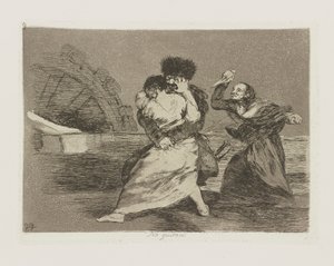 Det vil de ikke. (De Don af Francisco de Goya