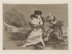 No quieren [sic] (Det gør de ikke af Francisco de Goya