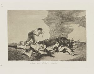 For det er du født. (Dette er du født til.), pl. 12 fra serien The Disasters of War af Francisco de Goya