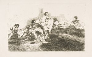 Plade 24 fra The Disasters of War Los Desastres de la Guerra: De kan stadig være af u..., 1810. af Francisco de Goya