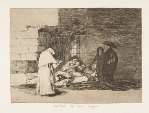 Plade 49 fra The Disasters of War Los Desastres de la Guerra: A ..., 1811-12 udgivet 1863. af Francisco de Goya