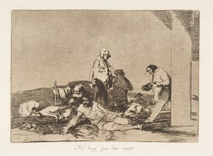 Plade 58 fra The Disasters of War Los Desastres de la Guerra: It..., 1811-12 publiced 1863. af Francisco de Goya