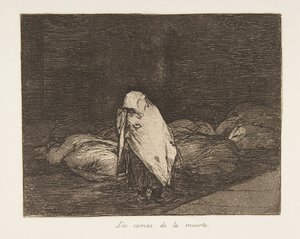 Plade 62 fra The Disasters of War Los Desastres de la Guerra: Th..., 1811-12 udgivet 1863. af Francisco de Goya