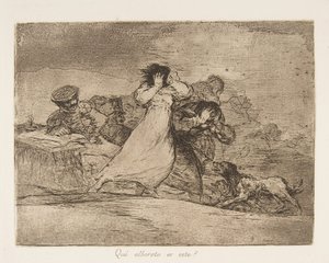 Plade 65 fra The Disasters of War Los Desastres de la Guerra..., efter 1814-15 udgivet 1863. af Francisco de Goya