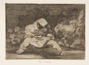 Plade 68 fra The Disasters of War Los Desastres de la Guerra..., efter 1814-15 udgivet 1863. af Francisco de Goya