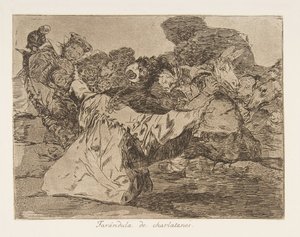 Plade 75 fra The Disasters of War Los Desastres de la Guerra..., efter 1814-15 udgivet 1863. af Francisco de Goya