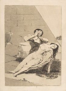 Plade 9 fra Los Caprichos: Tantalus Tantalus., 1799 af Francisco de Goya