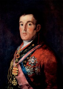 Portræt af feltmarskal Arthur Wellesley, 1. hertug af Wellington, c1814. af Francisco de Goya