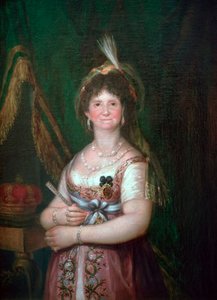 Portræt af dronning Maria Luisa, 1700-tallet af Francisco de Goya