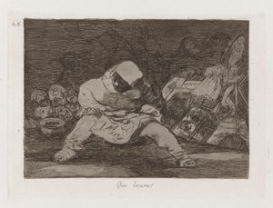 Hvilket vanvid! (Hvilken vanvid!), Plade 68 fra The Disasters of War af Francisco de Goya