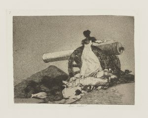 Hvilken værdi! (Hvilket Mod!), pl. 7 fra serien The Disasters of War af Francisco de Goya