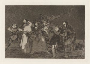 De heler stiksår, men ikke dårlige ord (Wounds Heal Quicker than Hasty Words), fra serien Los absurdities (Los proverbios) af Francisco de Goya