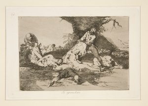 De drager fordel (De gør brug af dem), pl. 16 fra The Disasters of War af Francisco de Goya