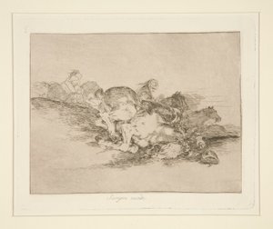 Det sker altid (It Always Happens), pl. 8 fra The Disasters of War af Francisco de Goya