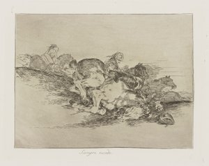 Det sker altid. (Det sker altid.), pl. 8 fra serien The Disasters of War af Francisco de Goya