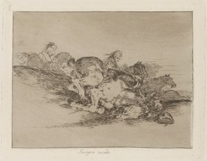 Det sker altid (It Always Happens), pl. 8 fra serien The Disasters of War af Francisco de Goya